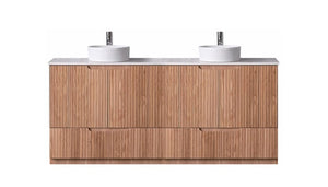 Avia Vanities WH56+SK56-1500MW Duplex Collection (Floor Standing) 1500mm - Matt White Single Bowl