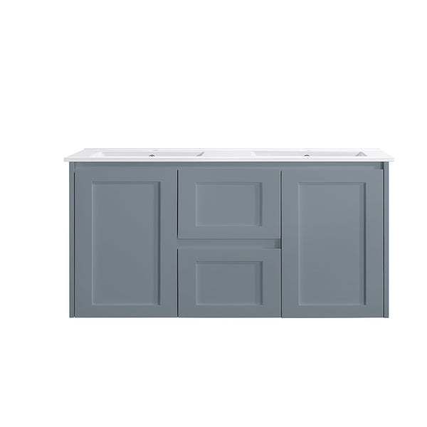 WH76-1200WGM Luna Collection Vanity 1200mm - Matt Grey Single Bowl / Double Bowls