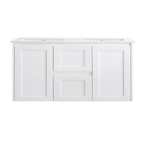WH76-1200WM Luna Collection Vanity 1200mm - Matt White Single Bowl / Double Bowls