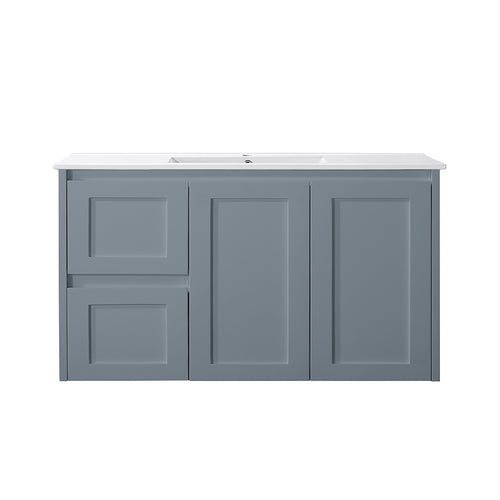 WH76-900WGM Luna Collection Vanity 900mm - Matt Grey Single Bowl