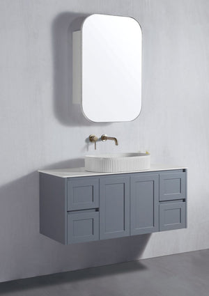 WH76-1200WGM Luna Collection Vanity 1200mm - Matt Grey Single Bowl / Double Bowls