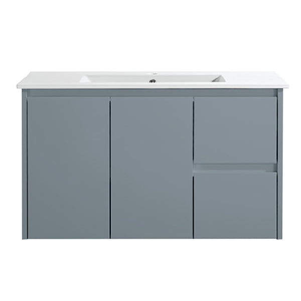 WH8027-900WGM Willow Collection Vanity 900mm - Matt Grey Single Bowl