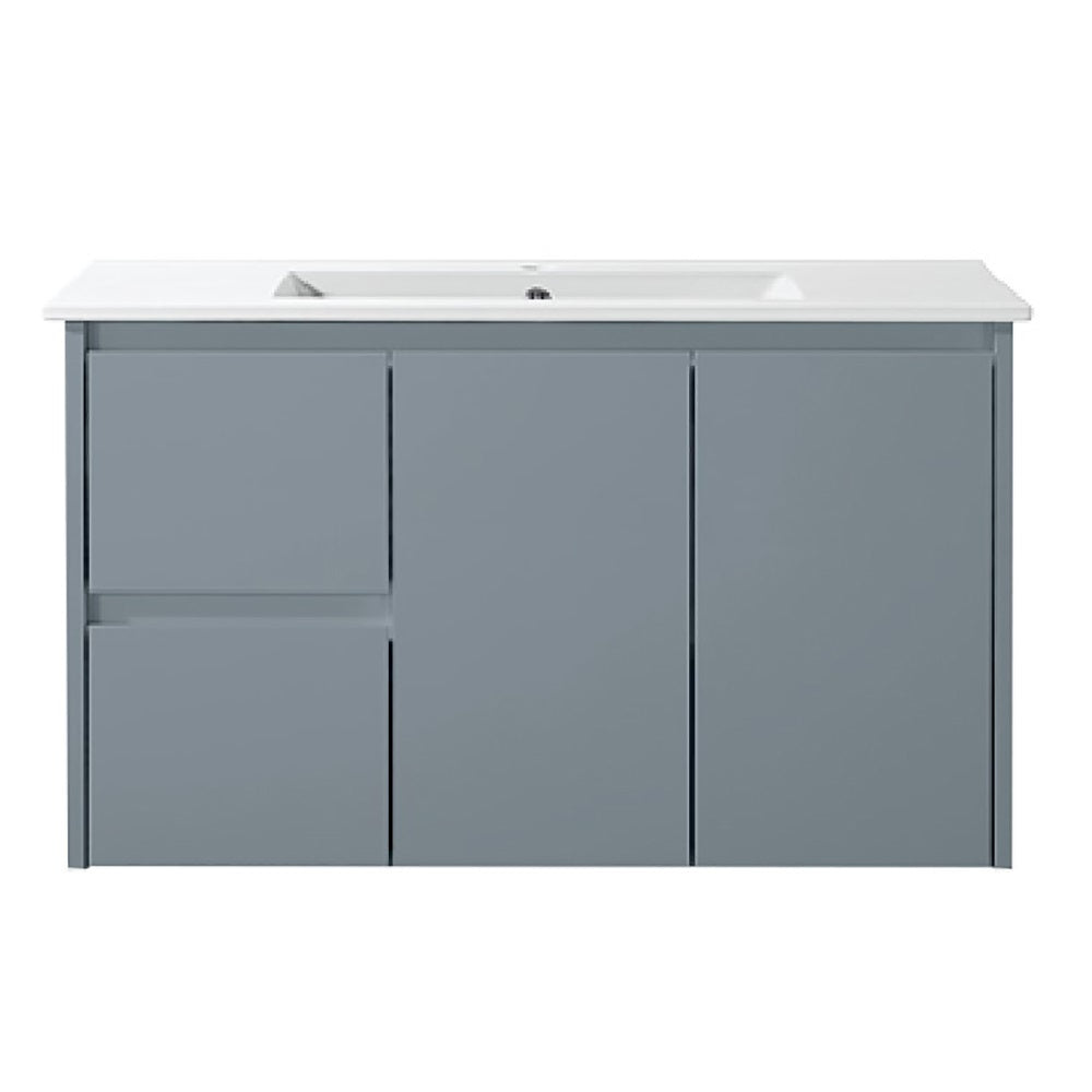 WH8027-900WGM Willow Collection Vanity 900mm - Matt Grey Single Bowl