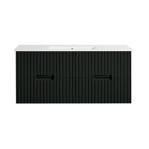 WH86-1200WBM Elena Collection Vanity 1200mm - Matt Black Single Bowl