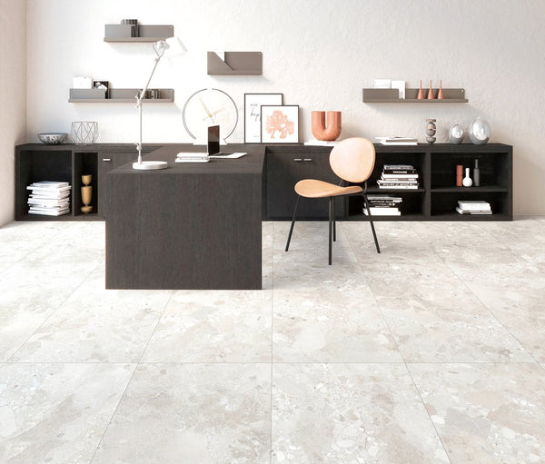 WIN0010 SASSI STONE WHITE TERRAZZO 600X600MM