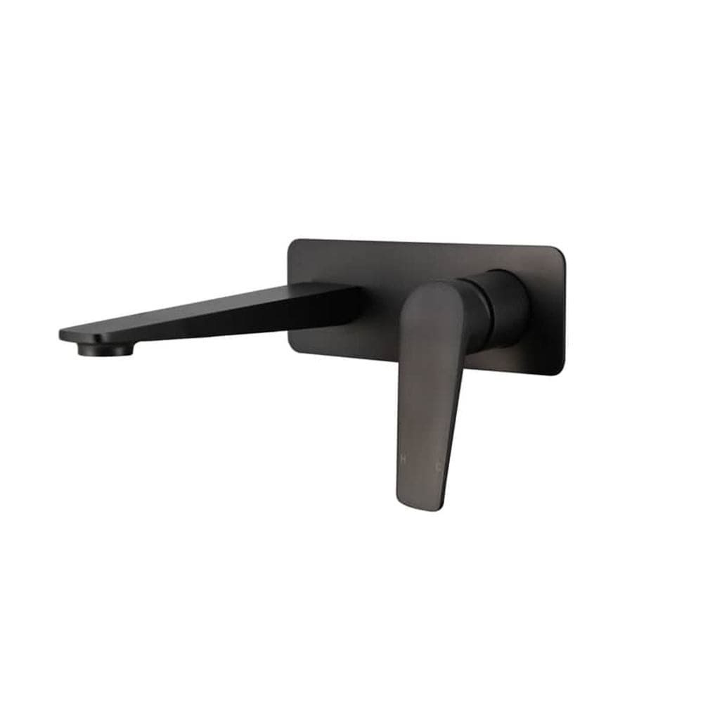 ZENMO Mixer Taps WT 1107GM EXON Basin/Bath Set in Gun Metal
