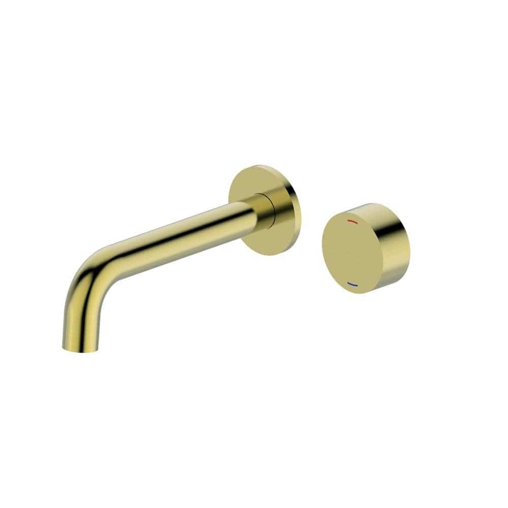 ZENMO Mixer Taps WT 2007BB VIVO Basin/Bath Set with Progressive Cartridge in Brushed Brass