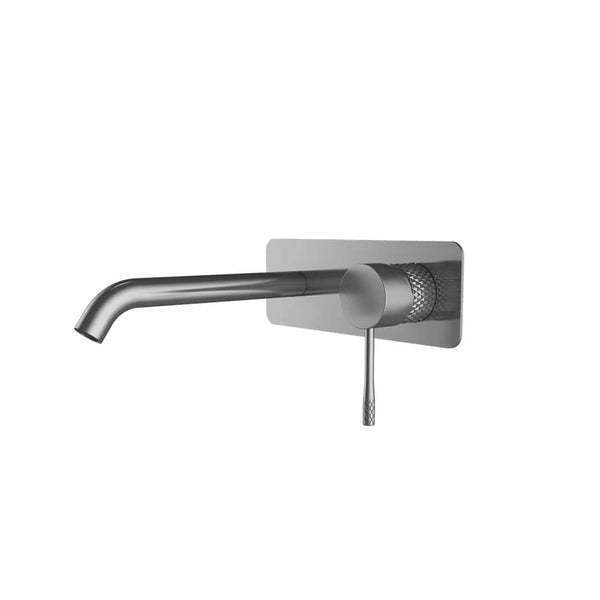 ZENMO Mixer Taps WT 7507GM TIARA Basin/Bath Set in Gun Metal