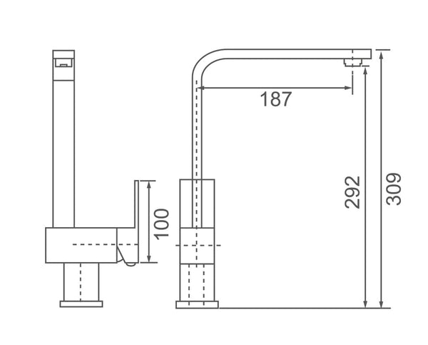 ZENMO Mixer Taps WT 8126A ACQUA Sink Mixer