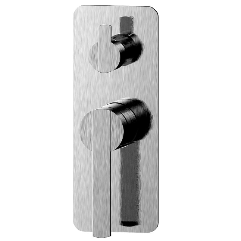 WT 2319BN NIKO Shower Mixer with Diverter Brushed Nickel Finish