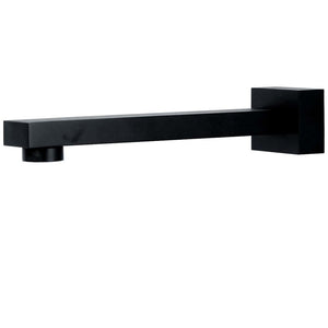 WT 609BK ACQUA BLACK Wall Spout Matt Black finish
