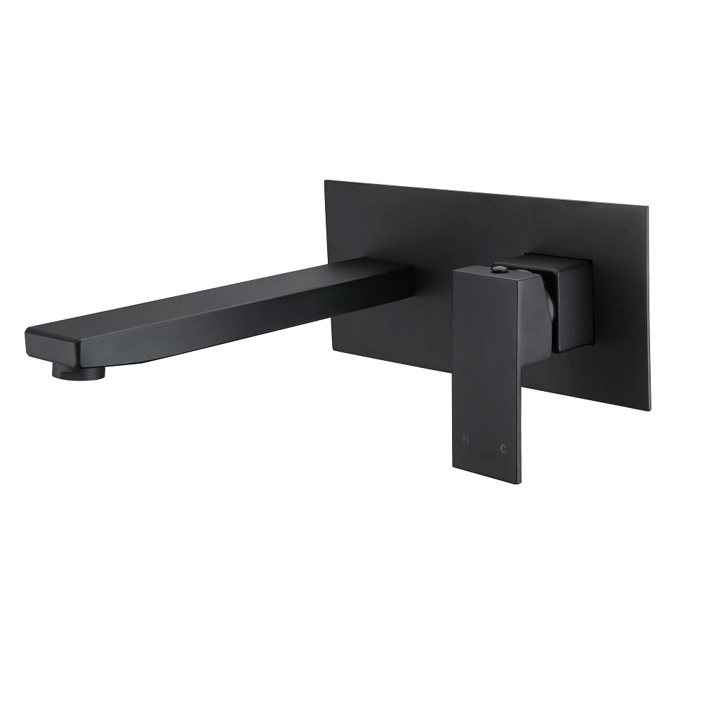 WT 807BK ACQUA BLACK Bath/Basin Set Matt Black finish