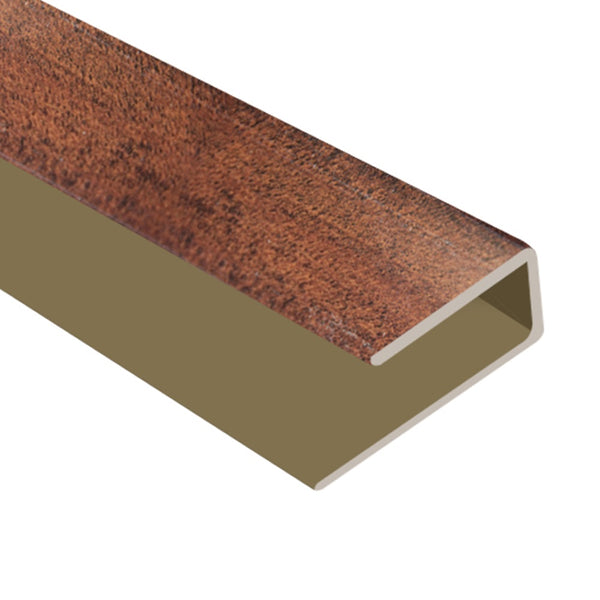 Timber Flooring Metal Junior End Trim - WALNUT