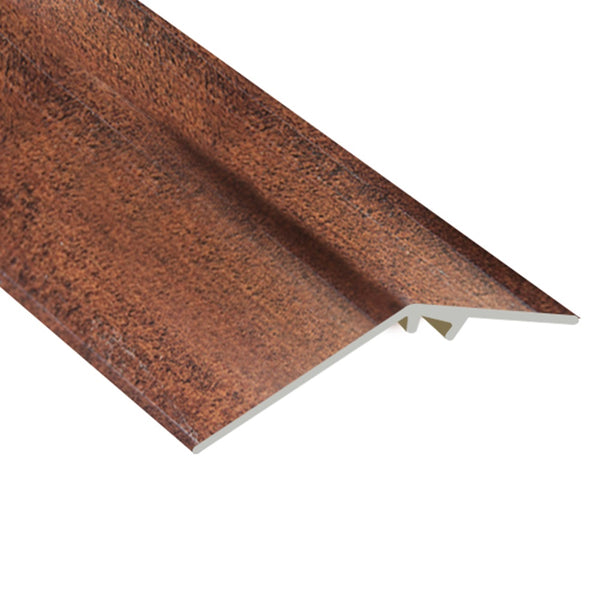 Timber Flooring Metal Ramp Trim - WALNUT