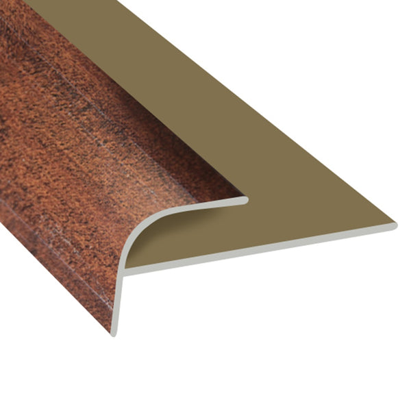 Timber Flooring Metal Junior Stair Trim - WALNUT