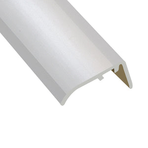 Timber Flooring Metal Border Trim - WHITE NON GLOSS