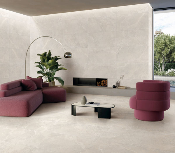 612CRWWHM 612CR01 CROWN TRAVERTINE WHITE MATT P3 600X1200
