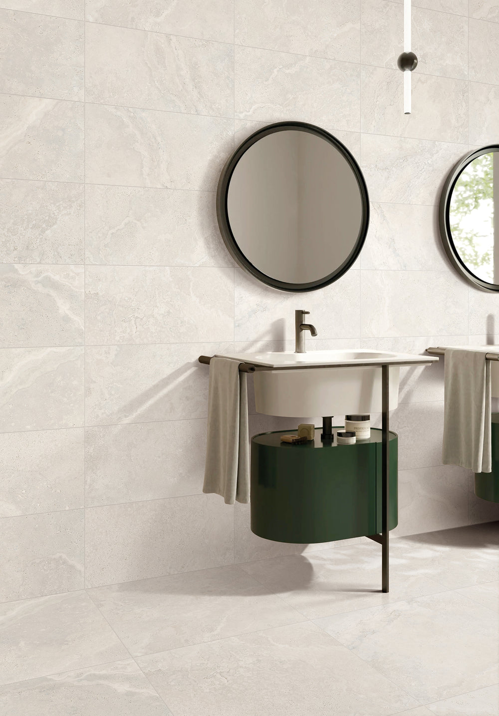 6CRWWHM 60CR01 CROWN TRAVERTINE WHITE MATT P3 600X600