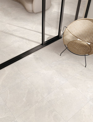 6CRWWHM 60CR01 CROWN TRAVERTINE WHITE MATT P3 600X600