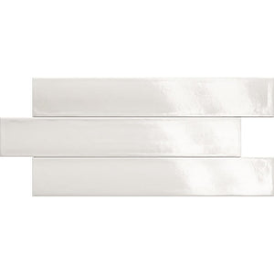 EV Tile IT-VIC-WH-37061 Victory White 370x61x6 Glossy MADE IN ITALY