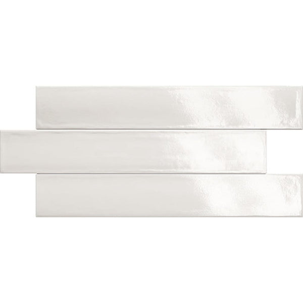 EV Tile IT-VIC-WH-37061 Victory White 370x61x6 Glossy MADE IN ITALY