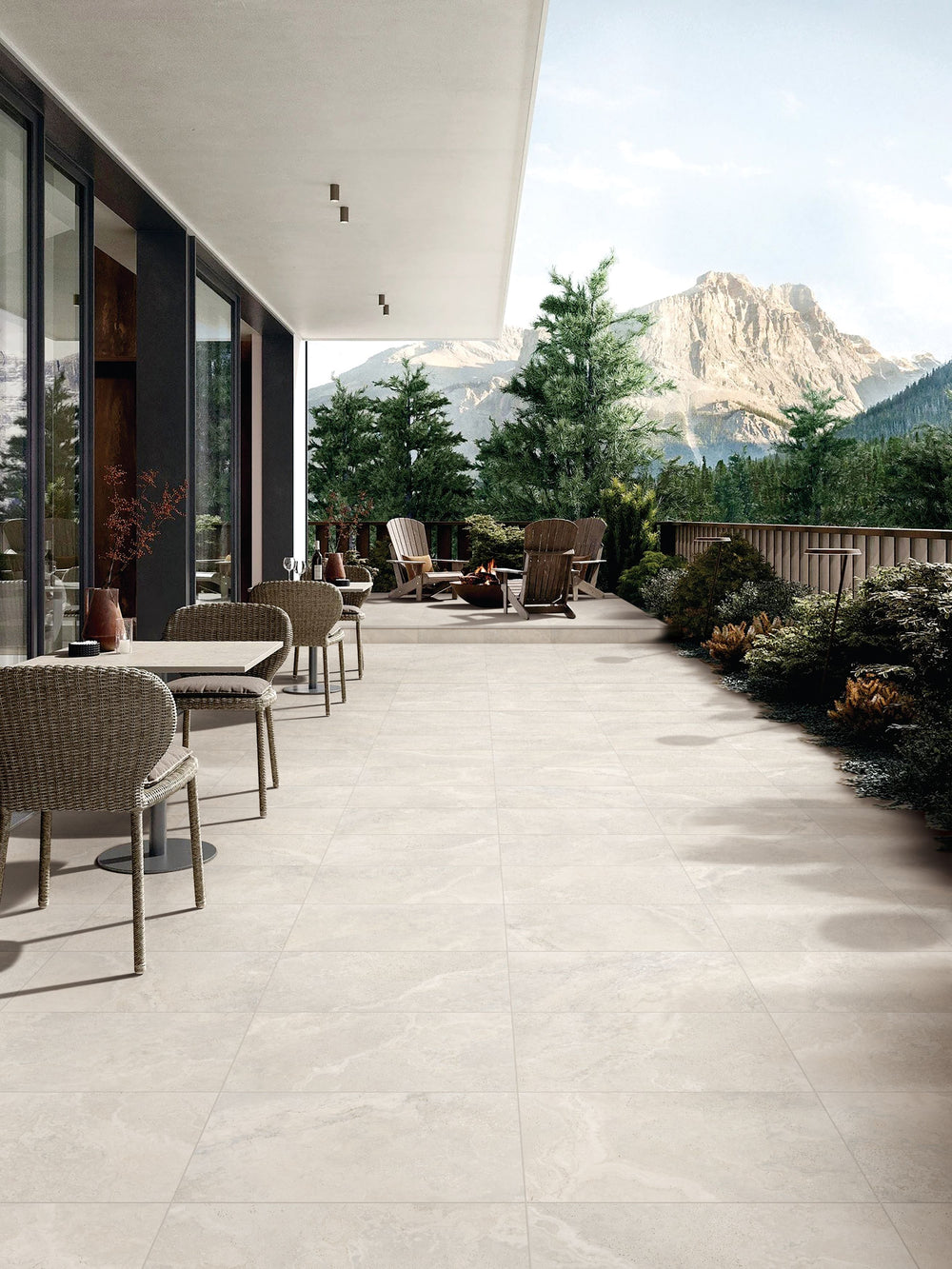 6CRWWHX 60CR01R CROWN TRAVERTINE WHITE EXTERNAL P5 600X600