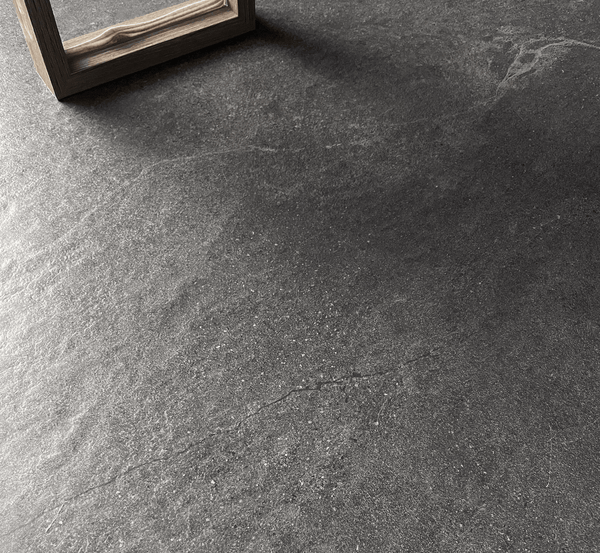 VT Tile Wins Coal Matt P4 Stone Look Tile 600X600mm