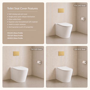 Noveen Toilets T1003D – MILAN Geberit Package