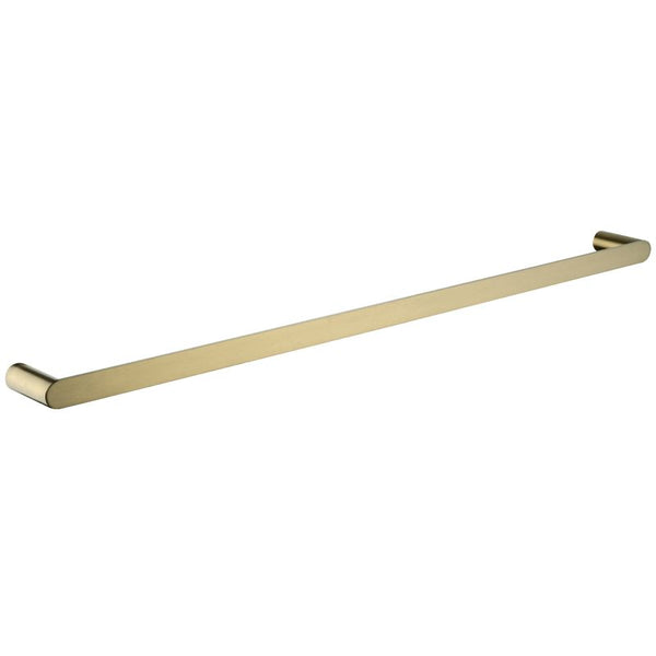 AR51-8.04 Esperia Brushed Yellow Gold Single Towel Rail 800mm