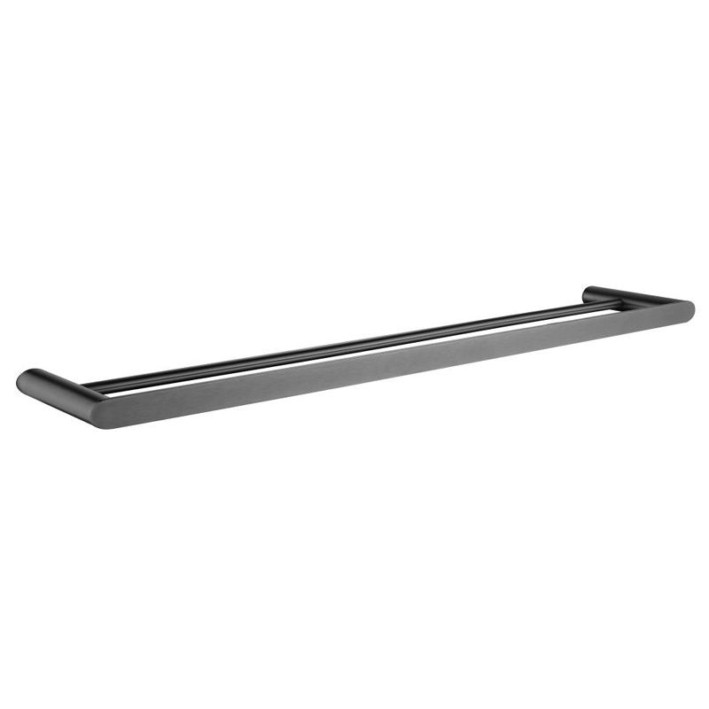 AR52-8.06 Esperia Gun Metal Grey Double Towel Rail 800mm