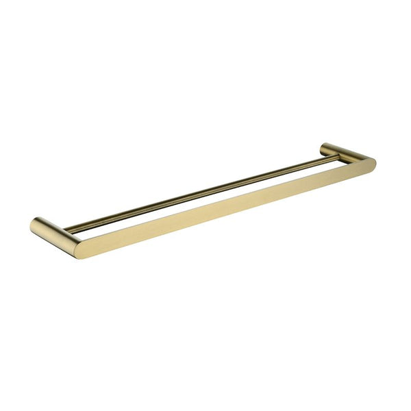 AR52.04 Esperia Brushed Yellow Gold Double Towel Rail 600mm