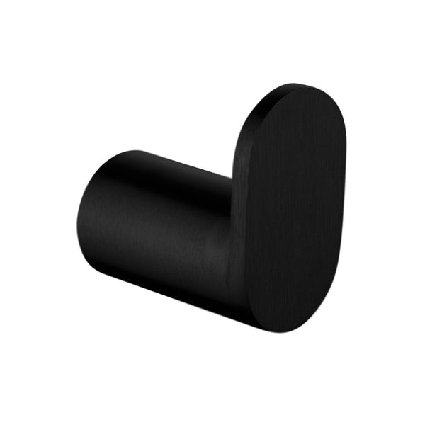 AR57.02 Esperia Matte Black Round Robe Hook