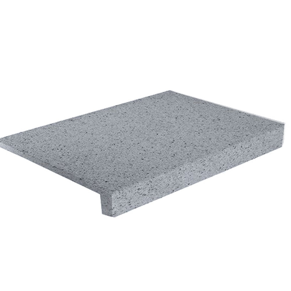 Granite Ash Grey Flamed Tile Drop Edge G654 400x800x50/20mm