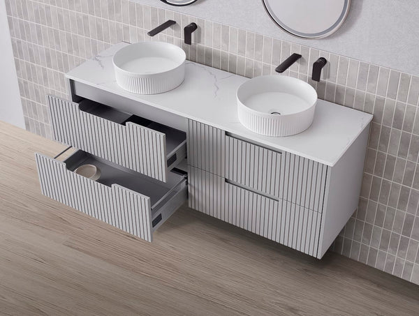 Avia Vanity WH86-600WUG Elena Collection Vanity 600mm - Urban Grey Single Bowl