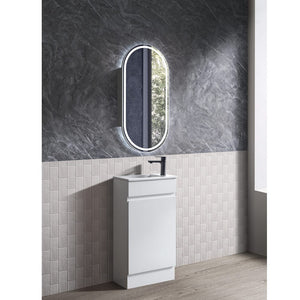 Avia Vanities BQ7-450W Blair Freestanding Vanity Gloss White 450mm