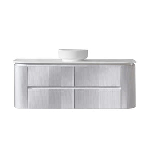 Avia Vanities Bristol 1500mm Wall Hung Matt White Vanity CWH68-1500WM