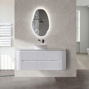 Avia Vanities Bristol 1500mm Wall Hung Matt White Vanity CWH68-1500WM