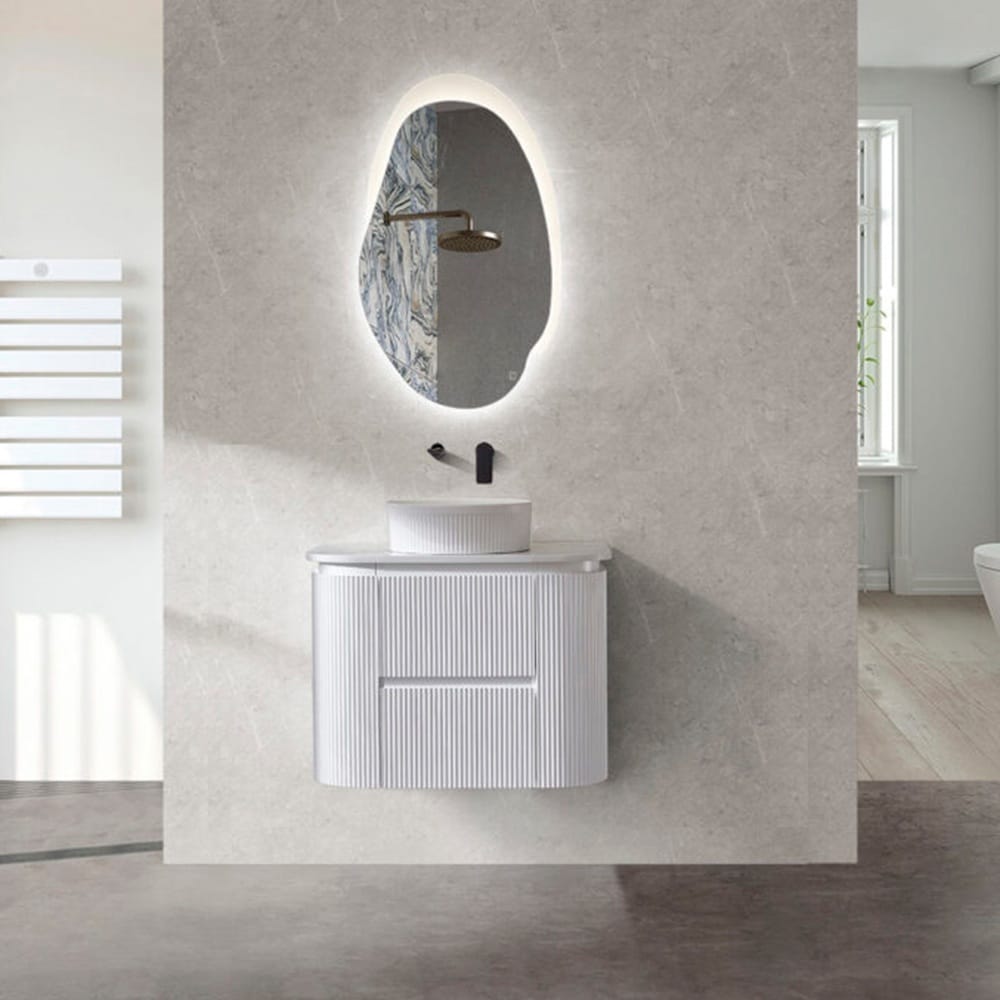 Bristol 900mm Wall Hung Matt White Vanity CWH68-900WM