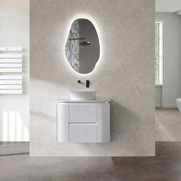 Avia Vanities Bristol 900mm Wall Hung Matt White Vanity CWH68-900WM