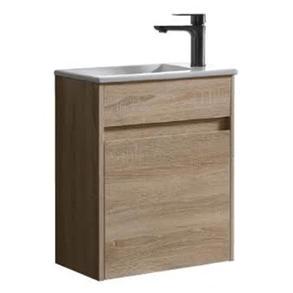 Avia Vanities WH7-450A8 Blair Wall Hung Vanity Natural Timber 450mm