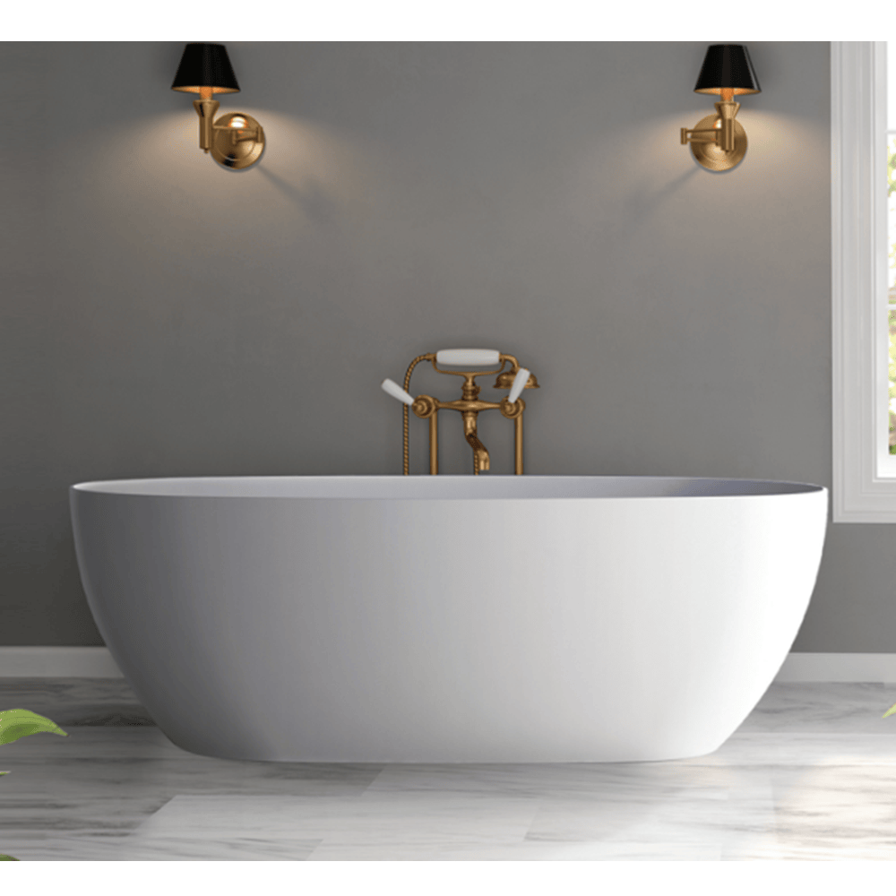 Azura Bathtubs SY-708-150 Alice Collection Freestanding Bathtub 1500mm x 750mm x 580mm (Height)