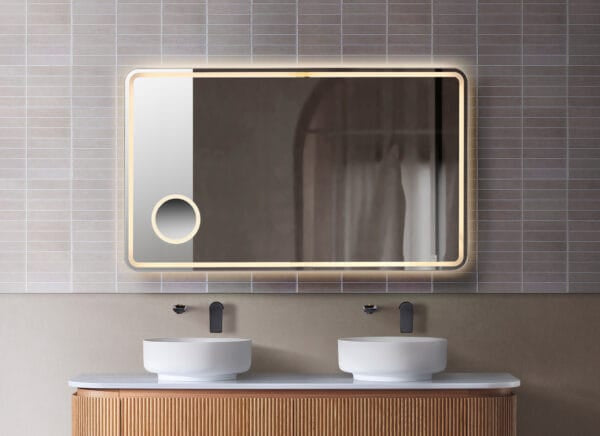 Azura simple LED MSH-12070 Opal LED Mirror 1200*700MM