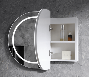 Azura simple LED OSH-9060MW Amber LED Collection 900*600*145MM Matt White SHAVING CABINET