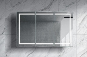 Azura simple LED PSH-7575A8 Brighton LED Collection 750*750*150MM Natural Timber SHAVING CABINET
