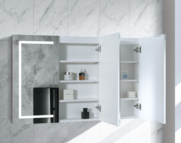 LED PSH-12075MW Brighton LED Collection 1200*750*150MM Matt White SHAVING CABINET