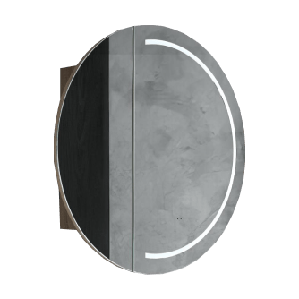 Azura simple LED RSC-800A8 LED Pearl Collection 800*800*130MM Natural Timber SHAVING CABINET