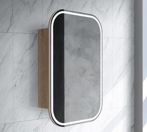 Azura simple LED RSH-6090A8 LED Eric Collection 600*900*115MM Natural Timber SHAVING CABINET