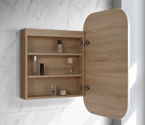 Azura simple LED RSH-6090A8 LED Eric Collection 600*900*115MM Natural Timber SHAVING CABINET