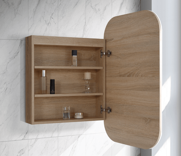 Azura simple LED RSH-6090A8 LED Eric Collection 600*900*115MM Natural Timber SHAVING CABINET
