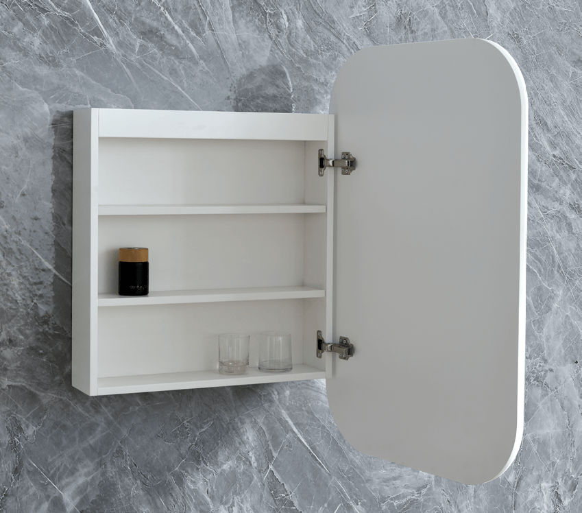 LED RSH-6090MW LED Eric Collection 600*900*115MM Matt White SHAVING CABINET